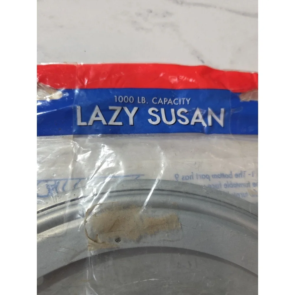 12-Inch Lazy Susan, 1000-Lb Load Capacity, Metal Made In USA